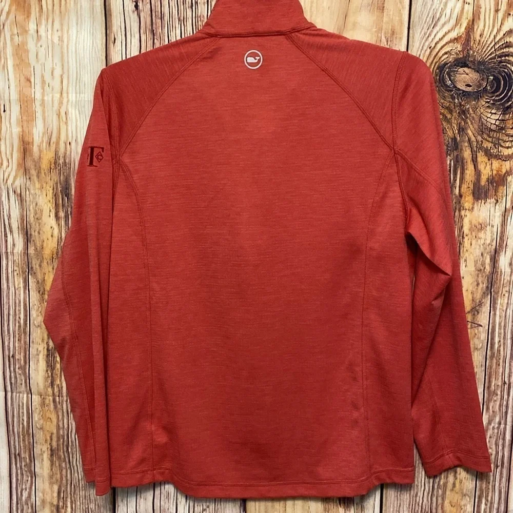 Women's Vineyard Vines Jacket Sz Small Corral Long Sleeves Quarter Zip Pullover